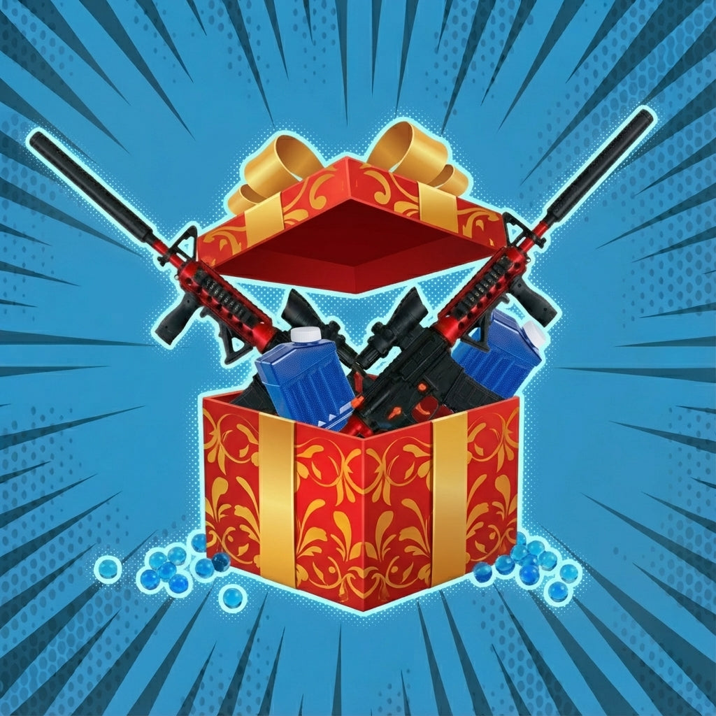 Výhodný balíček - 2× Gelshot pistole M4A1 + 2× náboje zdarma